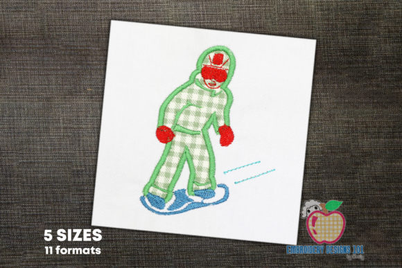 Boy on Snowboard: A Real-World Embroidery Review