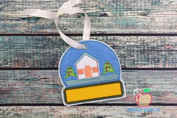 Christmas House in Snow Globe ITH Review for Designers