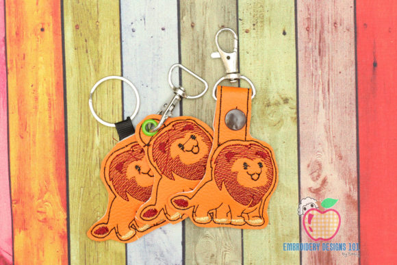 Cute Cartoon Lion in the Hoop Keyfob: A Business-First Design Review