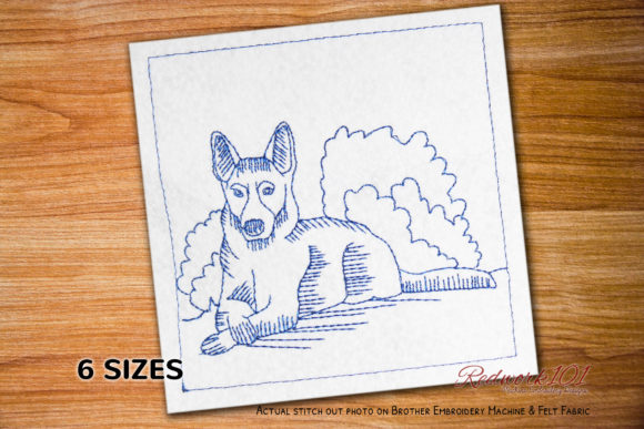 German Shepherd Dog Sitting and Smile: Craft Fair Review