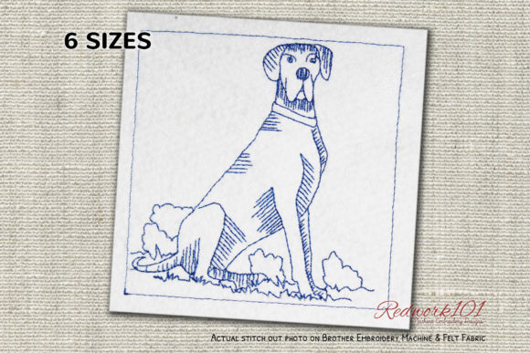Great Dane Dog Redwork: A Seasonal Embroidery Review