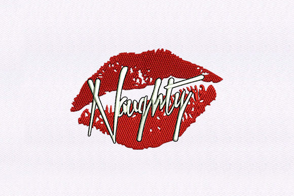 Naughty Red Lips: A Seasonal Embroidery Review