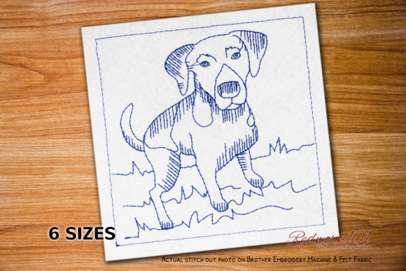 Pointer Hunting Dog Embroidery Review for Boutique Apparel