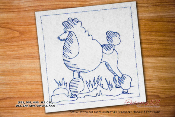Poodle Dog: A Designer’s Review of a Boutique Sweatshirt Embroidery