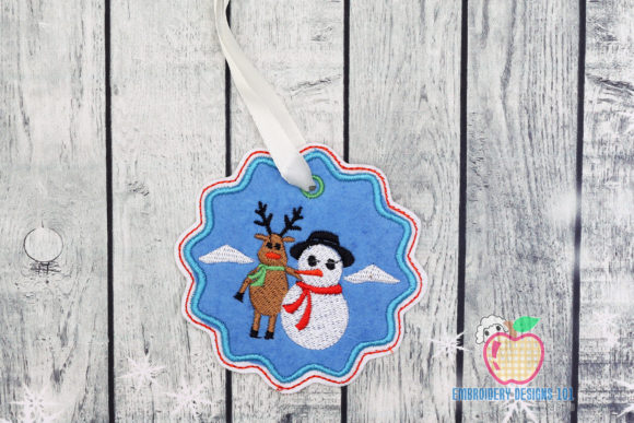 Reindeer with Snowman Ornament: Craft Fair Review
