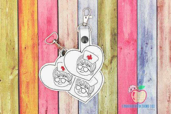 Reviewing the Male Nurse ITH Key Fob Pattern