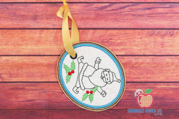 Santa Dancing Ornament Embroidery Review
