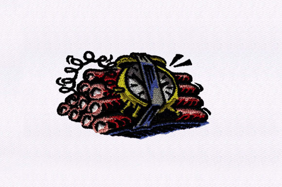 Ticking Time Bomb Embroidery Design Review for Holiday Product Collections